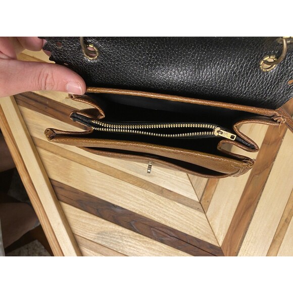 Vintage Leather crossbody Satchel Bag Boho Purse - Picture 5 of 11